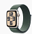 Apple Watch SE 2023 GPS 2024 GPS 40mm Starlight Aluminum Case with Sport Loop Lake Green (ремешок Спортивная петля цвета Зеленое озеро) MXEH3