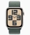 Apple Watch SE 2023 GPS 2024 GPS 40mm Starlight Aluminum Case with Sport Loop Lake Green (ремешок Спортивная петля цвета Зеленое озеро) MXEH3
