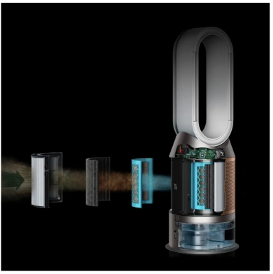 Очистительувлажнитель воздуха Dyson Purifier Humidify+Cool Formaldehyde PH04, белыйзолотистый (379514-01) FE