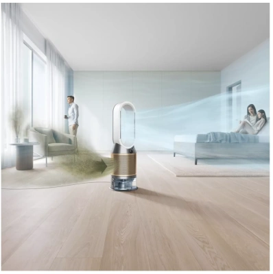 Очистительувлажнитель воздуха Dyson Purifier Humidify+Cool Formaldehyde PH04, белыйзолотистый (379514-01) FE
