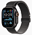 Apple Watch Ultra 2 (2024) GPS + Cellular 49mm Black Titanium Case with Titanium Milanese Loop Black (Черный корпус из титана, Черный ремешок Титановая миланская петля) (Medium, 145–190 мм) MX5U3