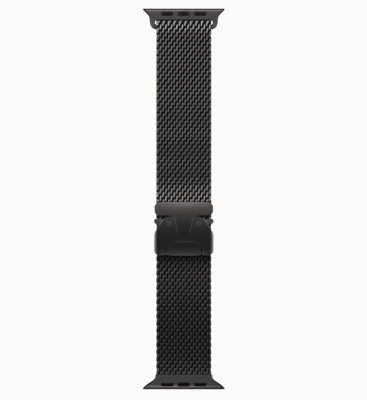 Apple Watch Ultra 2 (2024) GPS + Cellular 49mm Black Titanium Case with Titanium Milanese Loop Black (Черный корпус из титана, Черный ремешок Титановая миланская петля) (Medium, 145–190 мм) MX5U3